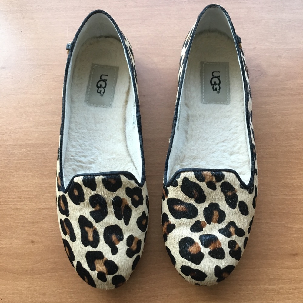 UGG leopard loafers